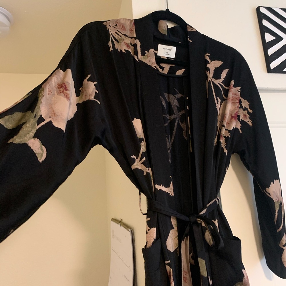 Silk Aritzia Robe